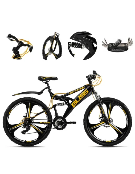 Rower Górski Damski Męski 26 Amortyzacja Tarcze Mechaniczne Błotniki