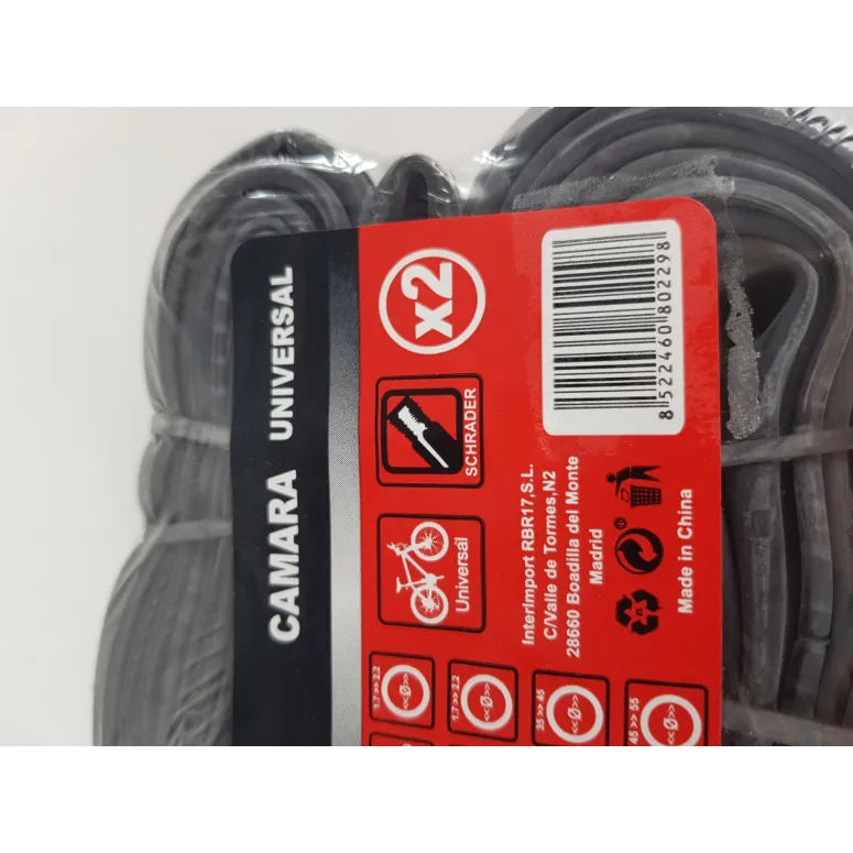 Dętka Rowerowa RBR Air BTT 29 x 1.9 - 2.5 45/55 - 622 Schrader 30/32 mm