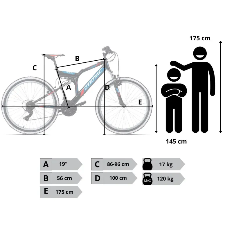 Rower Górski Damski Męski 26" MTB Shimano Młodzieżowy Góral Czarny