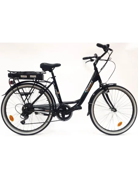 Rower Elektryczny Miejski 26 Bagażnik 250W 7,8Ah Wspomaganie Światła Stopka