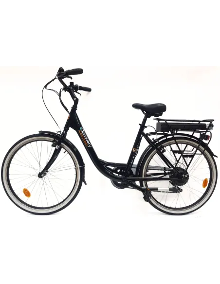 Rower Elektryczny Miejski 26 Bagażnik 250W 7,8Ah Wspomaganie Światła Stopka