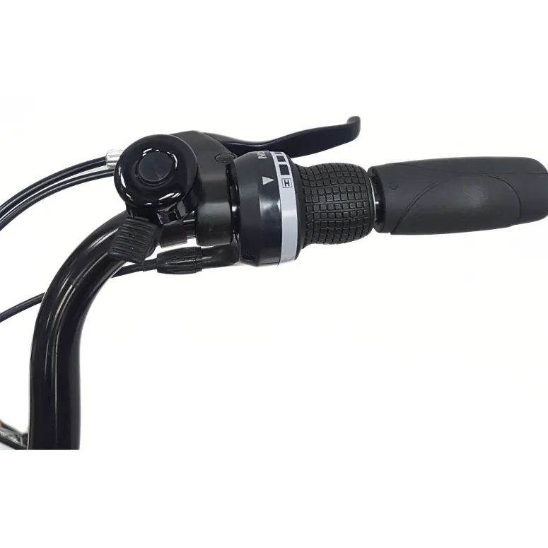 Rower Elektryczny Miejski 26 Bagażnik 250W 7,8Ah Wspomaganie Światła Stopka