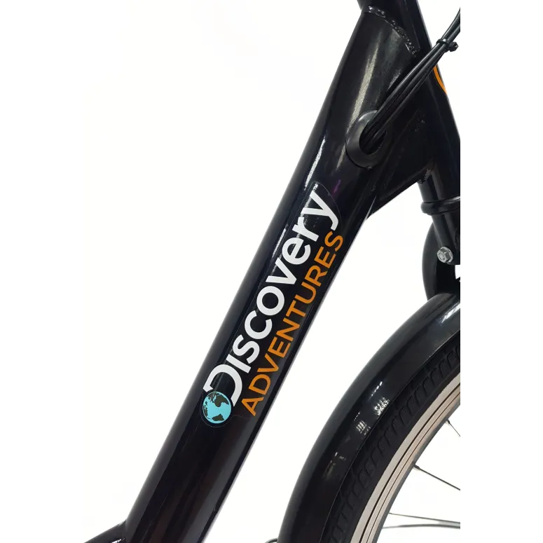 Rower Elektryczny Miejski 26 Bagażnik 250W 7,8Ah Wspomaganie Światła Stopka