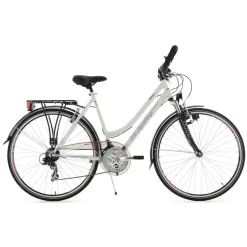 Niemiecki Rower Trekkingowy 28 Uniwersalny 21 biegów Oświetlenie Bagażnik