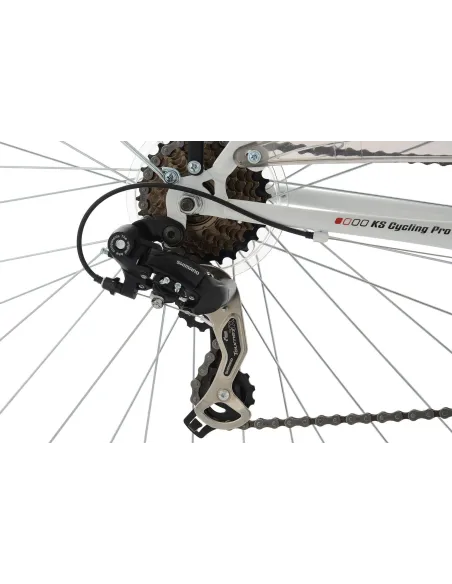 Niemiecki Rower Trekkingowy 28 Uniwersalny Oświetlenie 21 Biegów Niska Rama