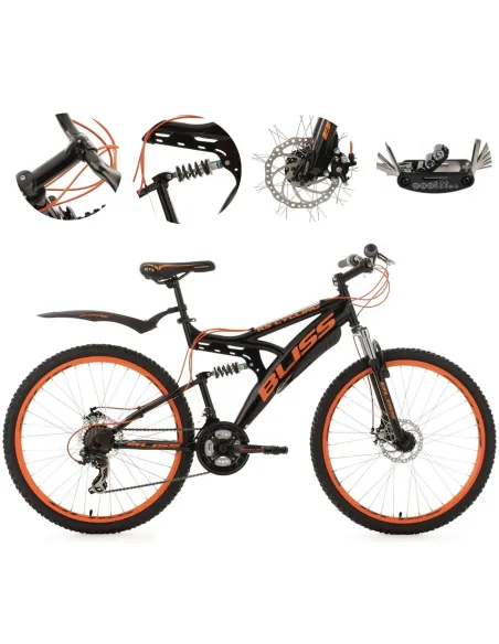 Rower Górski MTB 26 Amortyzacja Młodzieżowy Błotniki Hamulce Tarczowe Góral