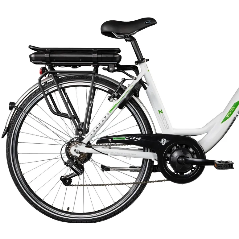 Rower Elektryczny Damski Miejski 28 250W Aluminium Shimano Bagażnik Światła