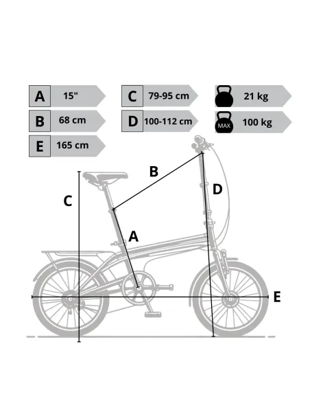 Elektryczny Rower Miejski 20 Nexus 3 Składany 250W Akcesoria 25km Składak