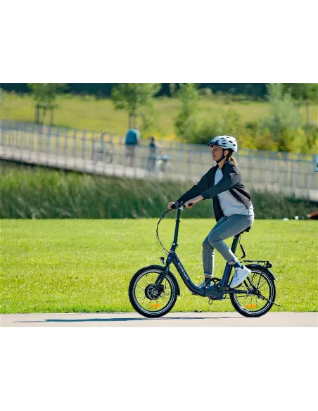 Elektryczny Rower Miejski 20 Nexus 3 Składany 250W Akcesoria 25km Składak