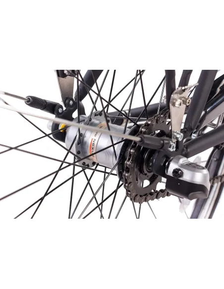 Rower Miejski 28 Damski Kontra Bagażnik Nexus 3 Dzwonek Stopka Oświetlenie