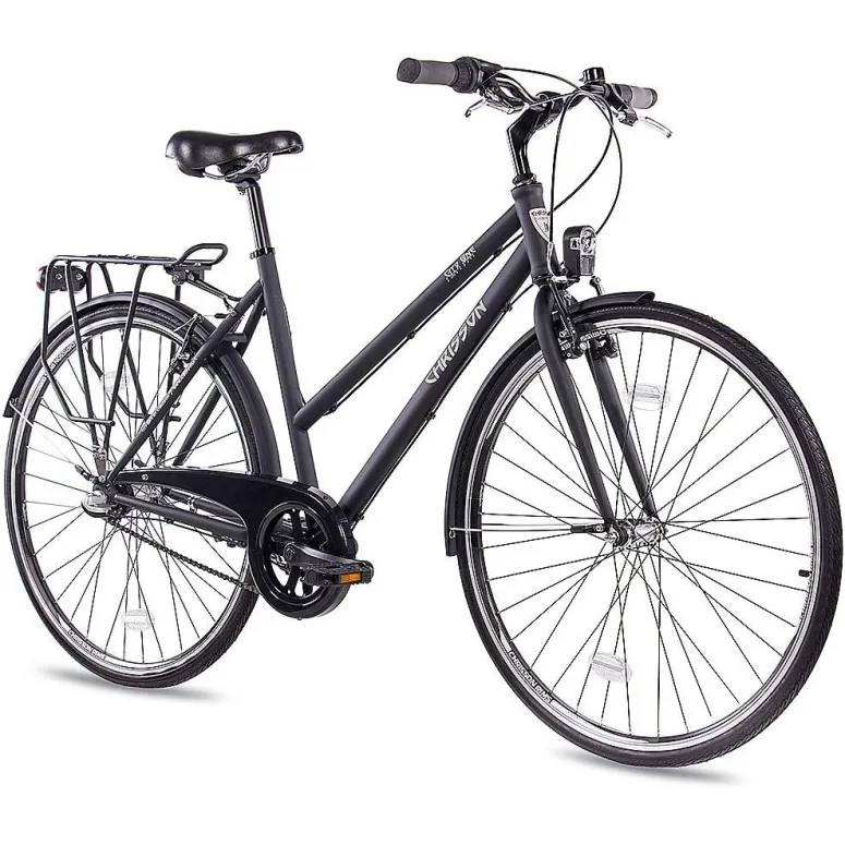 Rower Miejski 28 Damski Kontra Bagażnik Nexus 3 Dzwonek Stopka Oświetlenie