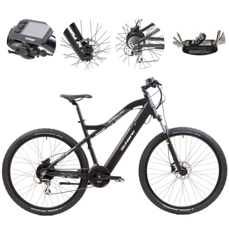 Elektryczny Rower Górski 29 MTB Alu Cyngle Hamulce Hydrauliczne Wspomaganie