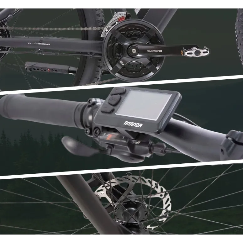 Elektryczny Rower Górski 29 MTB Alu Cyngle Hamulce Hydrauliczne Wspomaganie