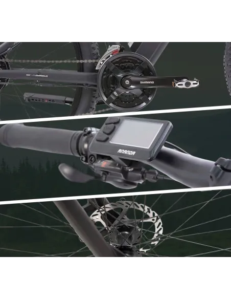 Elektryczny Rower Górski 29 MTB Alu Cyngle Hamulce Hydrauliczne Wspomaganie