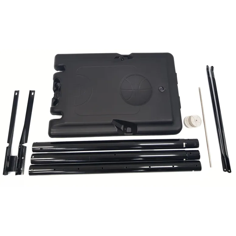 Wolnostojący Kosz do Koszykówki Costway Regulowany Metalowy Stelaż Stojak