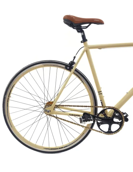 Rower Ostre Koło Męski 28 Stal Wyścigowy U-Brake Jednobiegowy Vintage Lekki