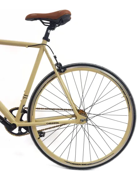 Rower Ostre Koło Męski 28 Stal Wyścigowy U-Brake Jednobiegowy Vintage Lekki