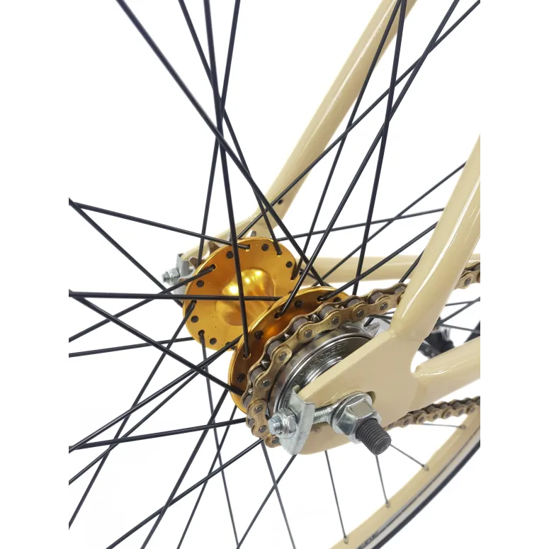 Rower Ostre Koło Męski 28 Stal Wyścigowy U-Brake Jednobiegowy Vintage Lekki