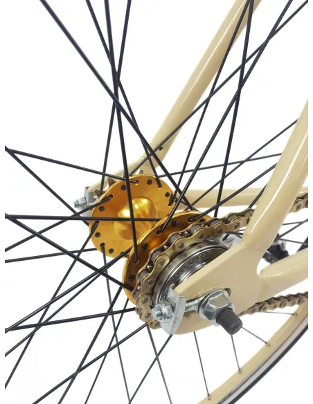 Rower Ostre Koło Męski 28 Stal Wyścigowy U-Brake Jednobiegowy Vintage Lekki