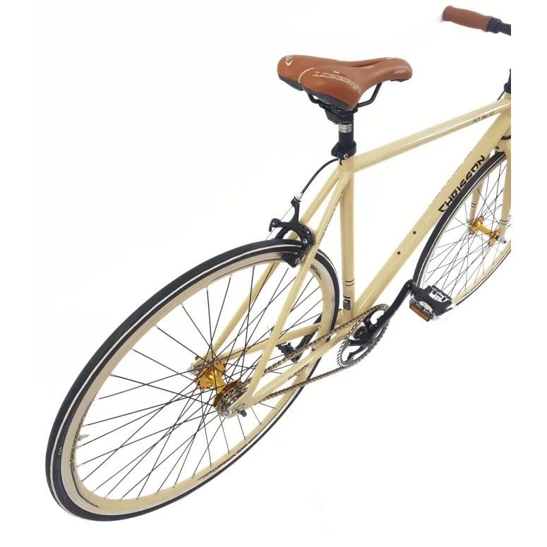 Rower Ostre Koło Męski 28 Stal Wyścigowy U-Brake Jednobiegowy Vintage Lekki