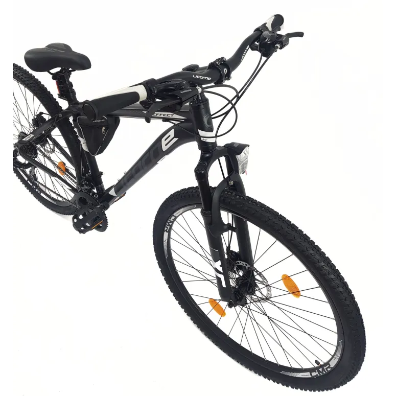 Rower Górski 29 ALU Męski Damski Tarcze Cyngle Amortyzacja Światła Sakwa