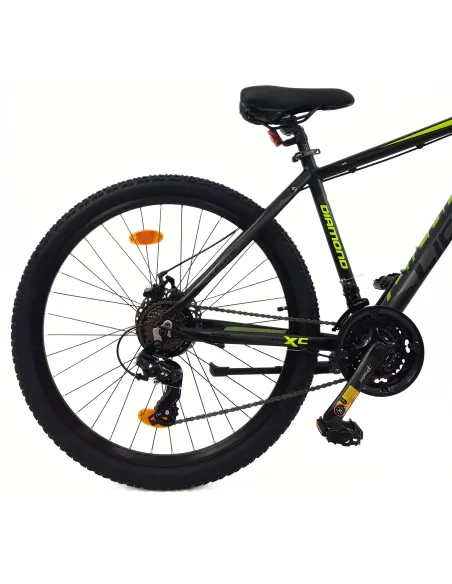 Rower Górski 27,5 Alu MTB Hardtail Cyngle Dzwonek Odblaski Stopka Tarcze