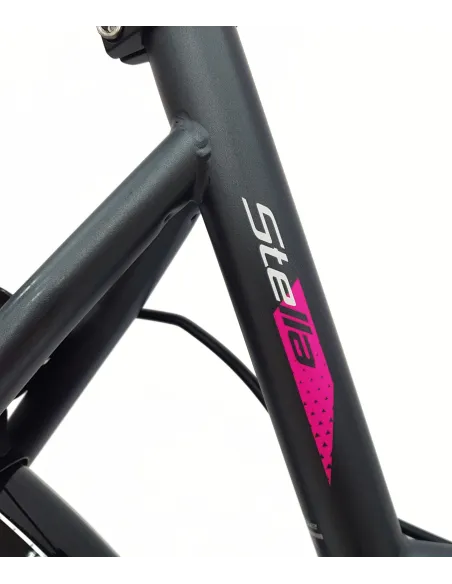 Rower Miejski Dziewczęcy 24 Uniwersalny Oświetlenie Stopka Dzwonek Bagażnik