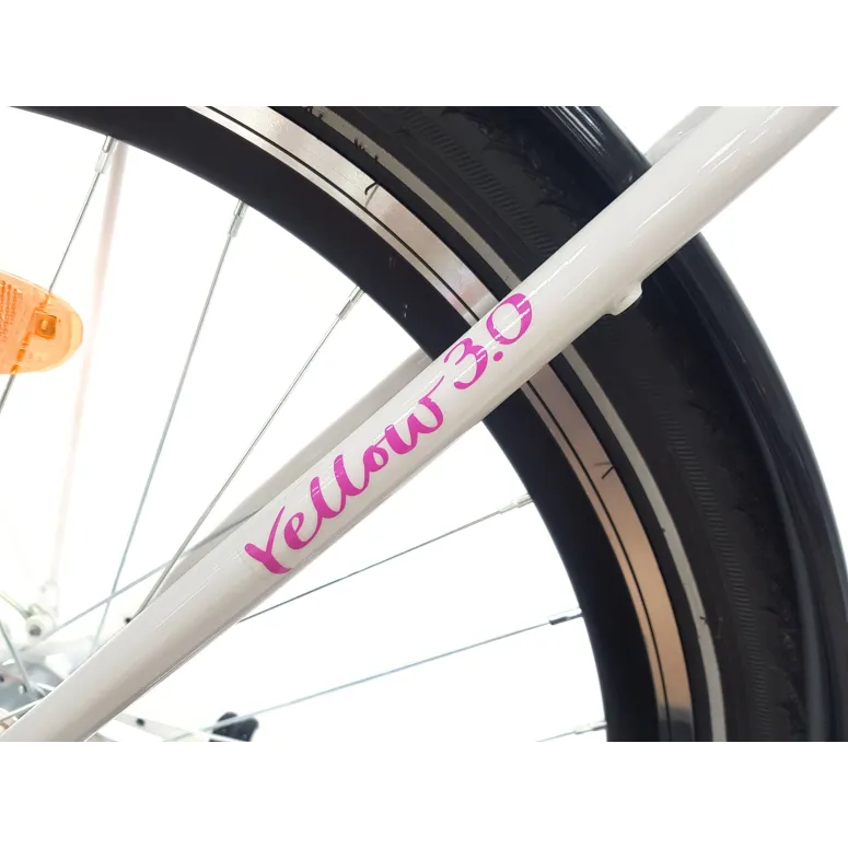 Rower Miejski Damski 26 Młodzieżowy Nexus 3 Bagażnik Stopka Dzwonek Światła