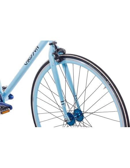 Rower Ostre Koło Męski 28 Stal Wyścigowy Lekki Jednobiegowy U-Brake Vintage