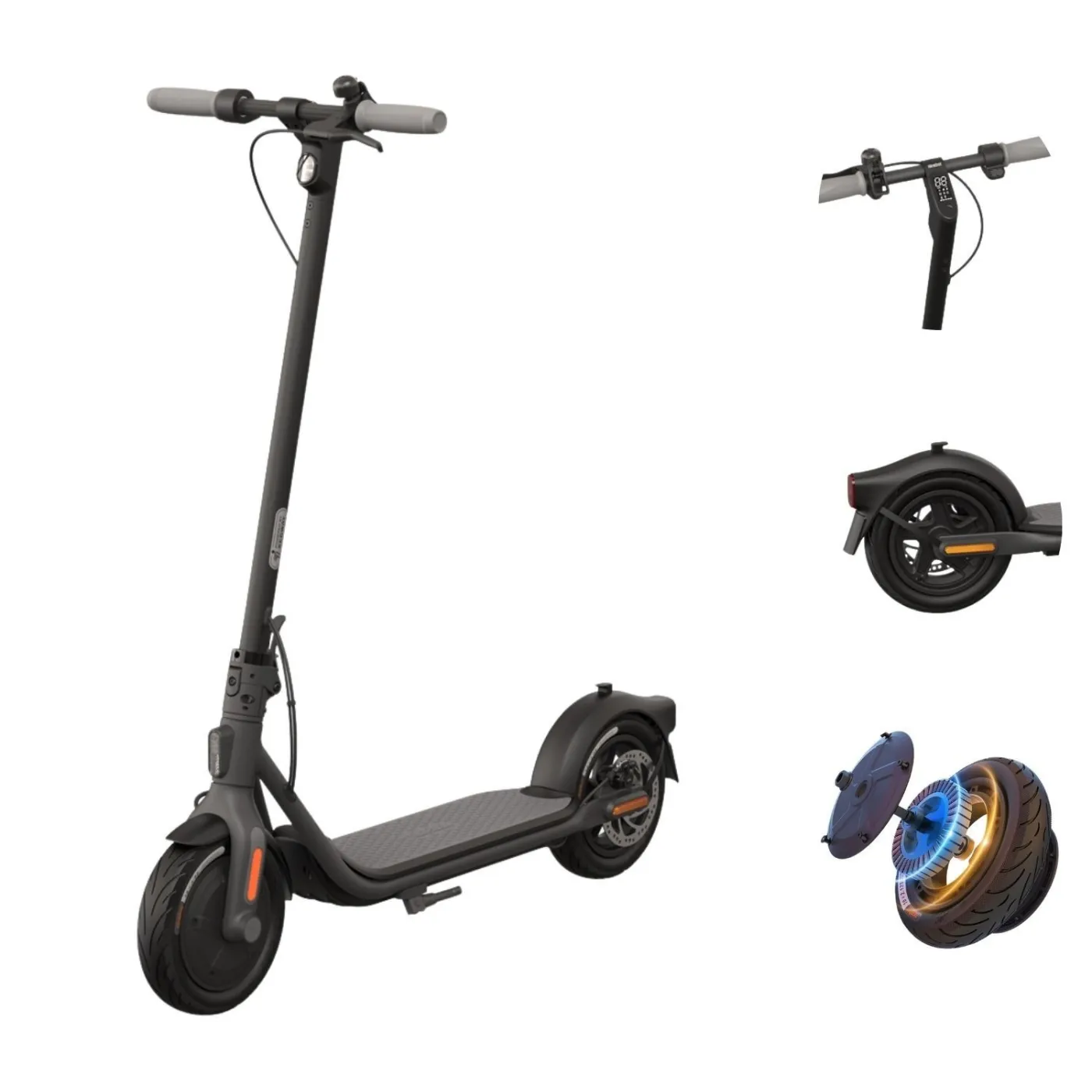 Hulajnoga Elektryczna Segway Ninebot F20D 20km/h IPX5 10 cali 5.1Ah Światła