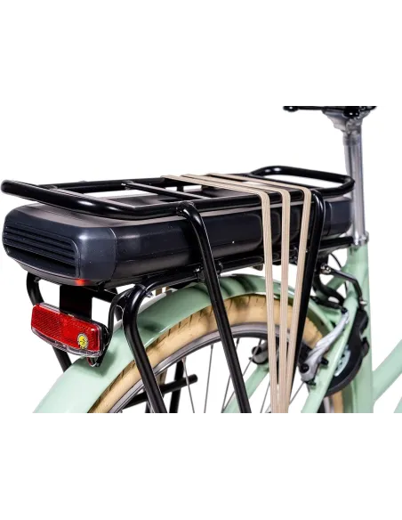 Elektryczny Rower Miejski 28 Damski ALU Oświetlenie Nexus 7 Kontra Bagażnik