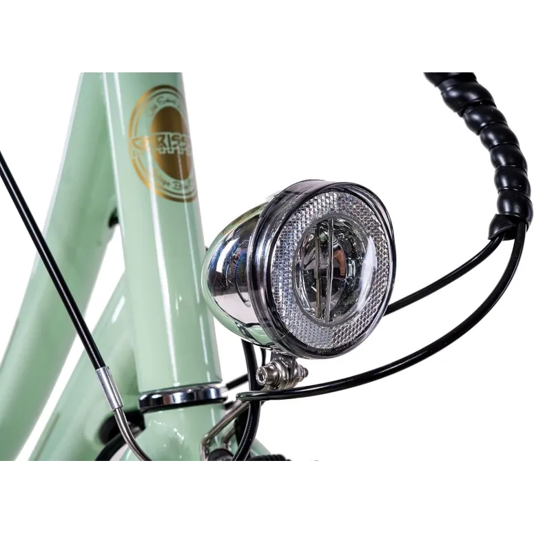 Elektryczny Rower Miejski 28 Damski ALU Oświetlenie Nexus 7 Kontra Bagażnik