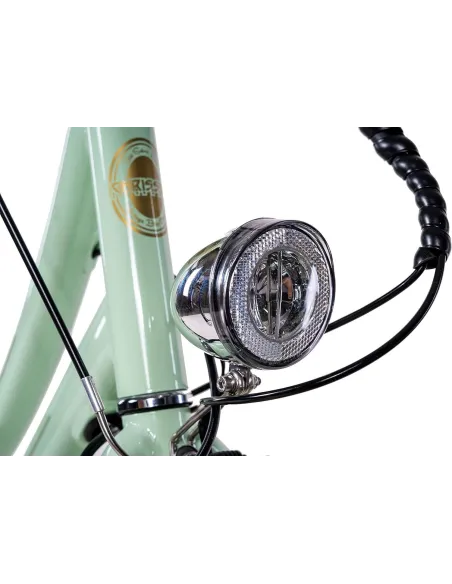 Elektryczny Rower Miejski 28 Damski ALU Oświetlenie Nexus 7 Kontra Bagażnik