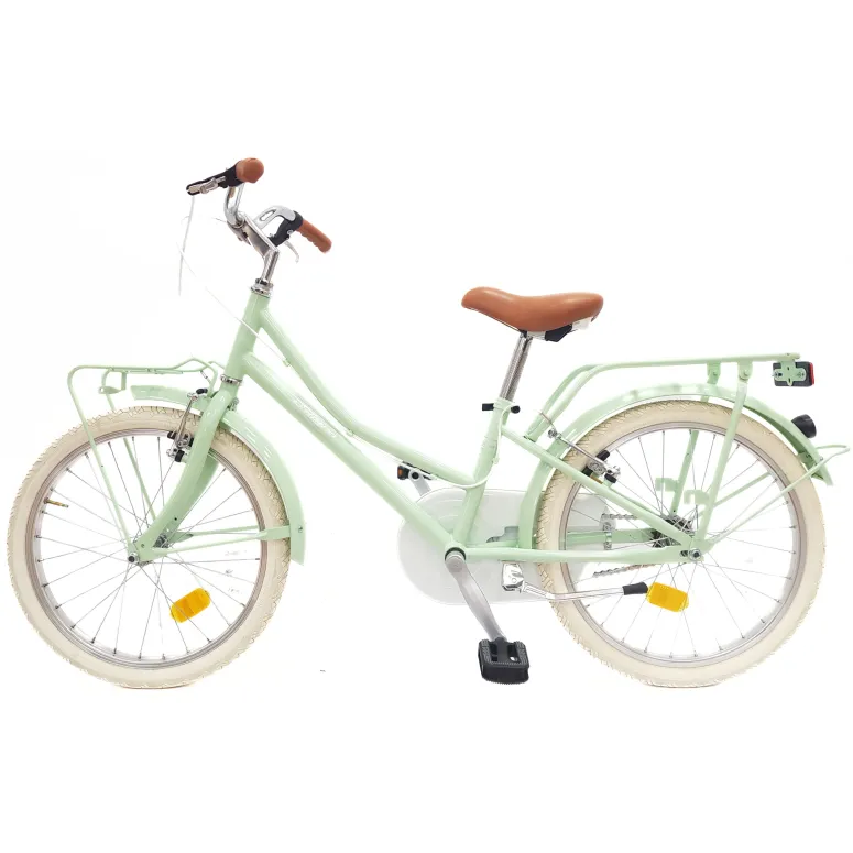 Rower Dziecięcy 20 Dziewczęcy Retro Błotniki Bagaż Odblaski Stopka Osłona