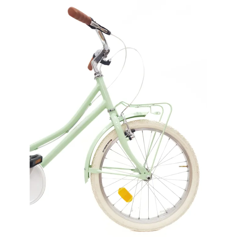 Rower Dziecięcy 20 Dziewczęcy Retro Błotniki Bagaż Odblaski Stopka Osłona