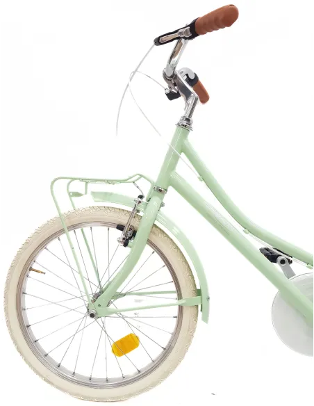 Rower Dziecięcy 20 Dziewczęcy Retro Błotniki Bagaż Odblaski Stopka Osłona