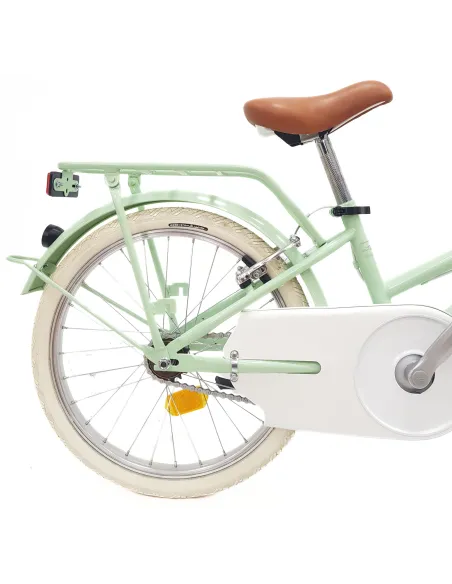 Rower Dziecięcy 20 Dziewczęcy Retro Błotniki Bagaż Odblaski Stopka Osłona