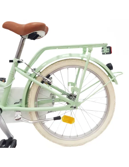 Rower Dziecięcy 20 Dziewczęcy Retro Błotniki Bagaż Odblaski Stopka Osłona