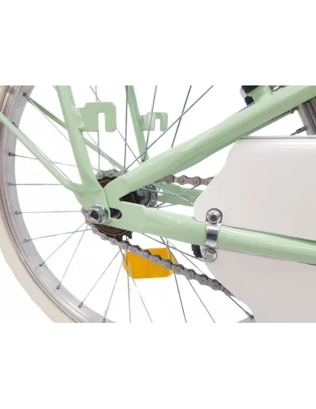 Rower Dziecięcy 20 Dziewczęcy Retro Błotniki Bagaż Odblaski Stopka Osłona