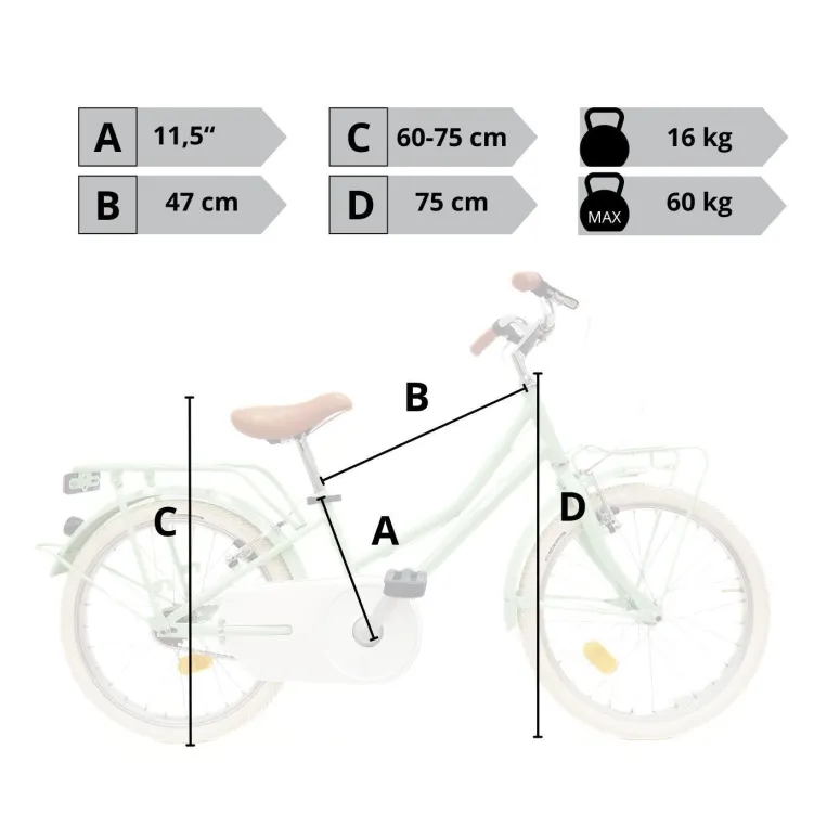 Rower Dziecięcy 20 Dziewczęcy Retro Błotniki Bagaż Odblaski Stopka Osłona