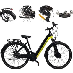 Elektryczny Rower Miejski 28 Alu Damski Męski Hydraulika Nexus 7 Światła