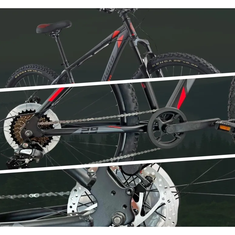 Rower Górski 29 Damski Męski ALU Hardtail Cyngle Hydraulika Amortyzacja