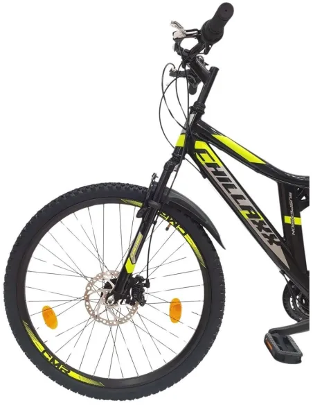 Rower Górski Młodziezowy 26 MTB Full Amory Tarcze Stopka Dzwonek Błotniki