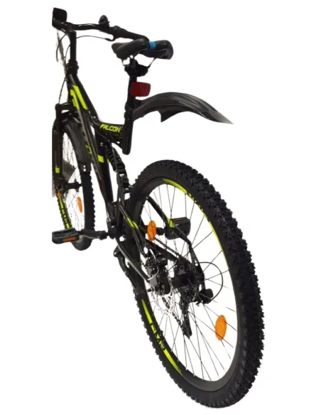 Rower Górski Młodziezowy 26 MTB Full Amory Tarcze Stopka Dzwonek Błotniki