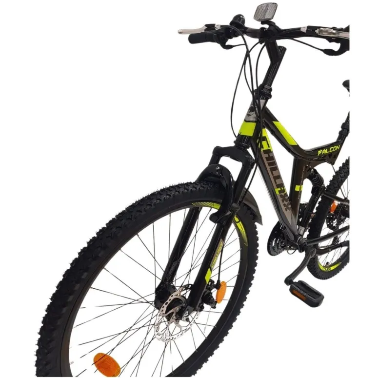 Rower Górski Młodziezowy 26 MTB Full Amory Tarcze Stopka Dzwonek Błotniki