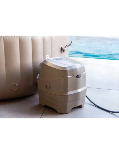 Basen Dmuchany Z Hydromasażem Intex Pure Spa 6 Osób Zestaw 140 Dysz 216 cm