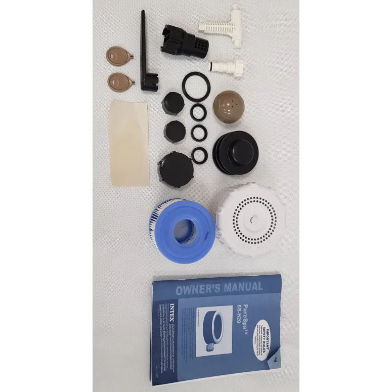 Basen Dmuchany Z Hydromasażem Intex Pure Spa 6 Osób Zestaw 140 Dysz 216 cm