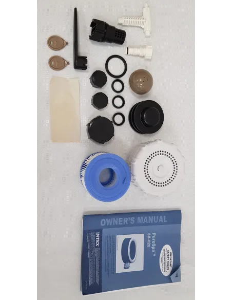 Basen Dmuchany Z Hydromasażem Intex Pure Spa 6 Osób Zestaw 140 Dysz 216 cm