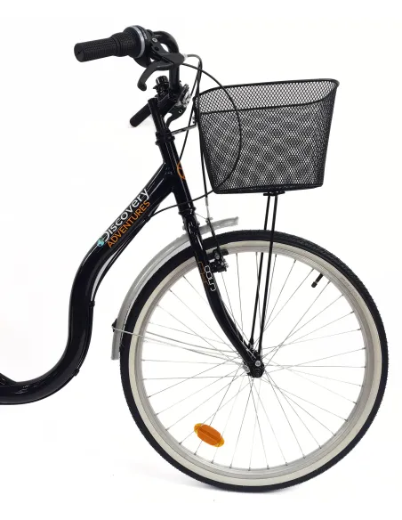 Rower Miejski 26 Damski Błotniki Osłona Bagażnik Oświetlenie Dzwonek Stopka
