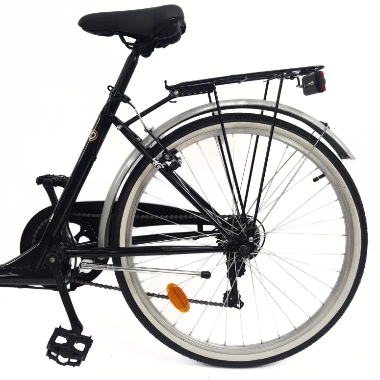 Rower Miejski 26 Damski Błotniki Osłona Bagażnik Oświetlenie Dzwonek Stopka